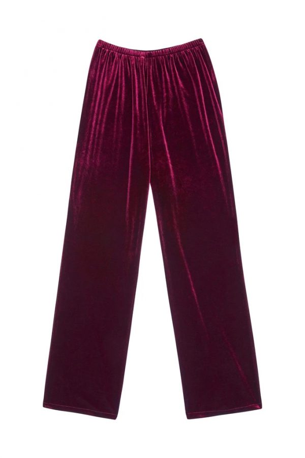 velvet pj pants