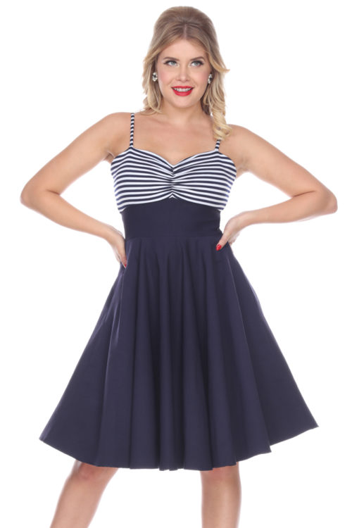 Blue and on sale white nautical dress