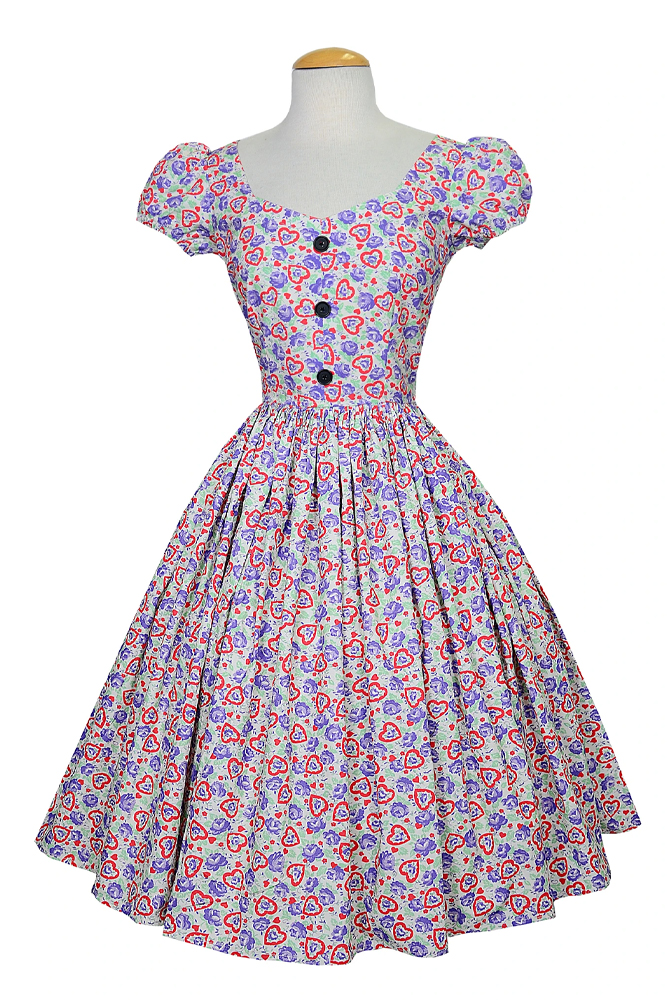 Florence Dress (Hearts Desire) | Bettie Page